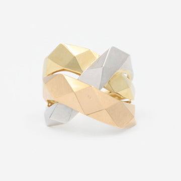 Anillo de Oro 14k Estilo Chunky de Diseño Florentino mod. 9073