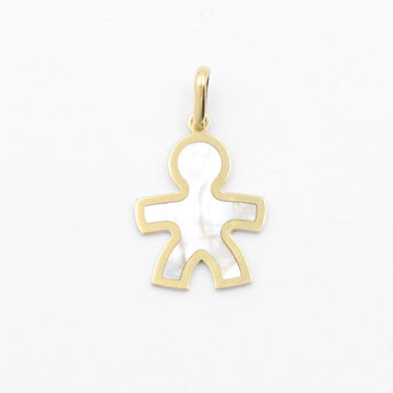 Dije de Oro 14k Figura de Niño Pequeño en Madre Perla mod. 9222
