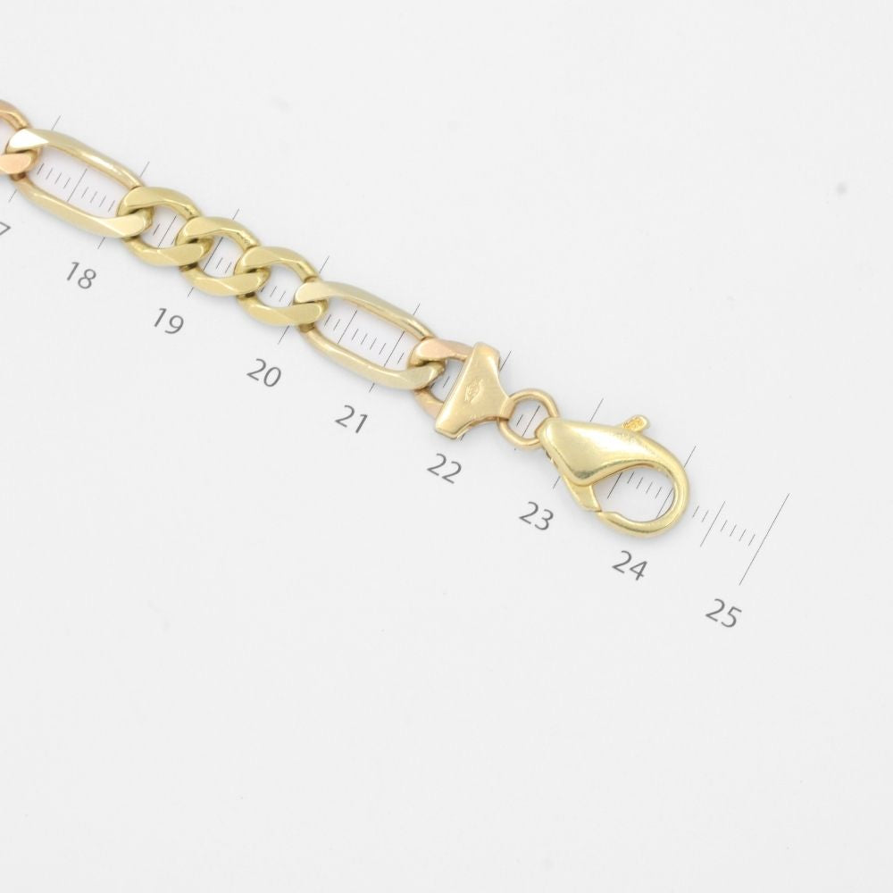 Pulsera de Eslabón en Tejido 3x1 Sólido Florentino mod. 7876