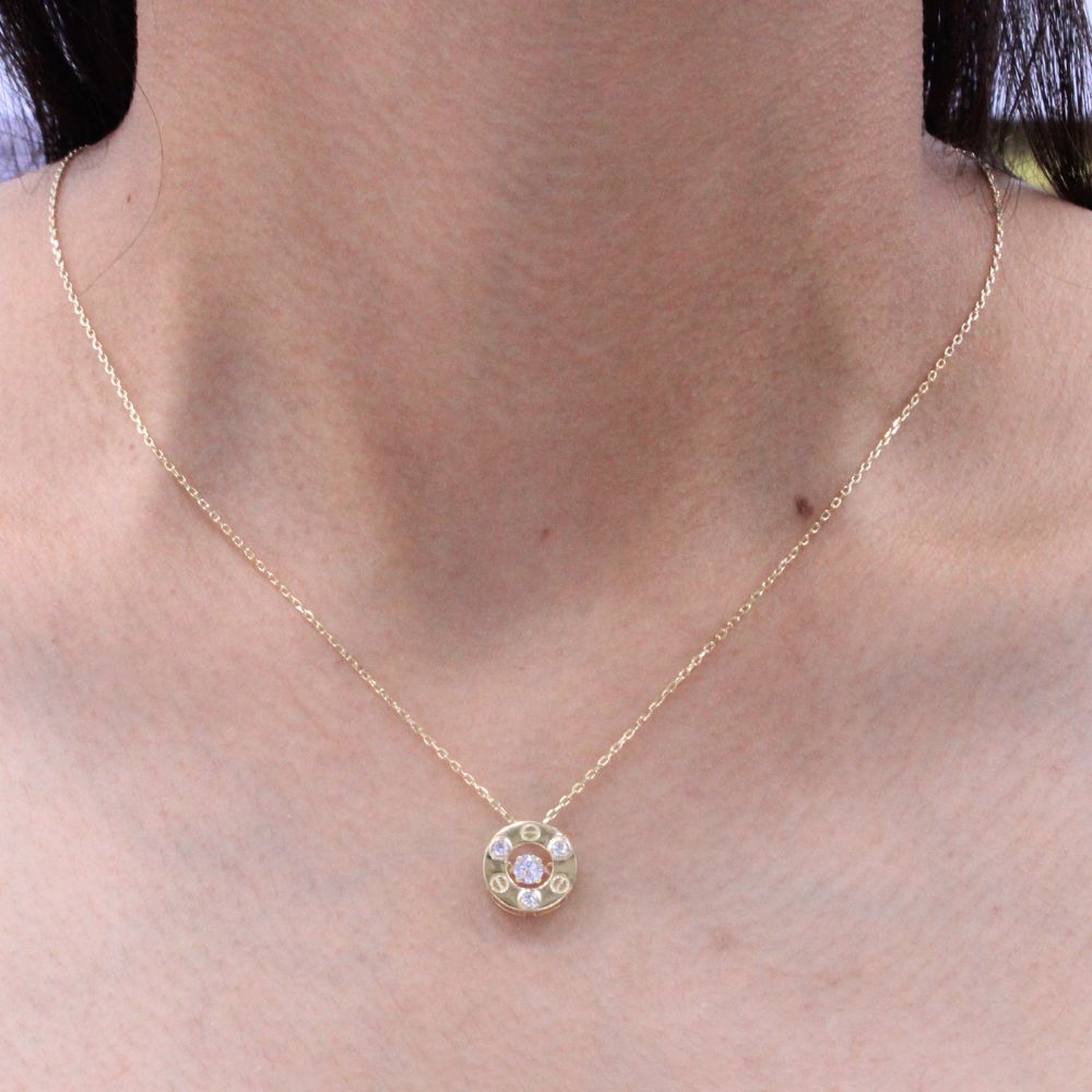 Gargantilla de Oro 14k Circular mod. 8941
