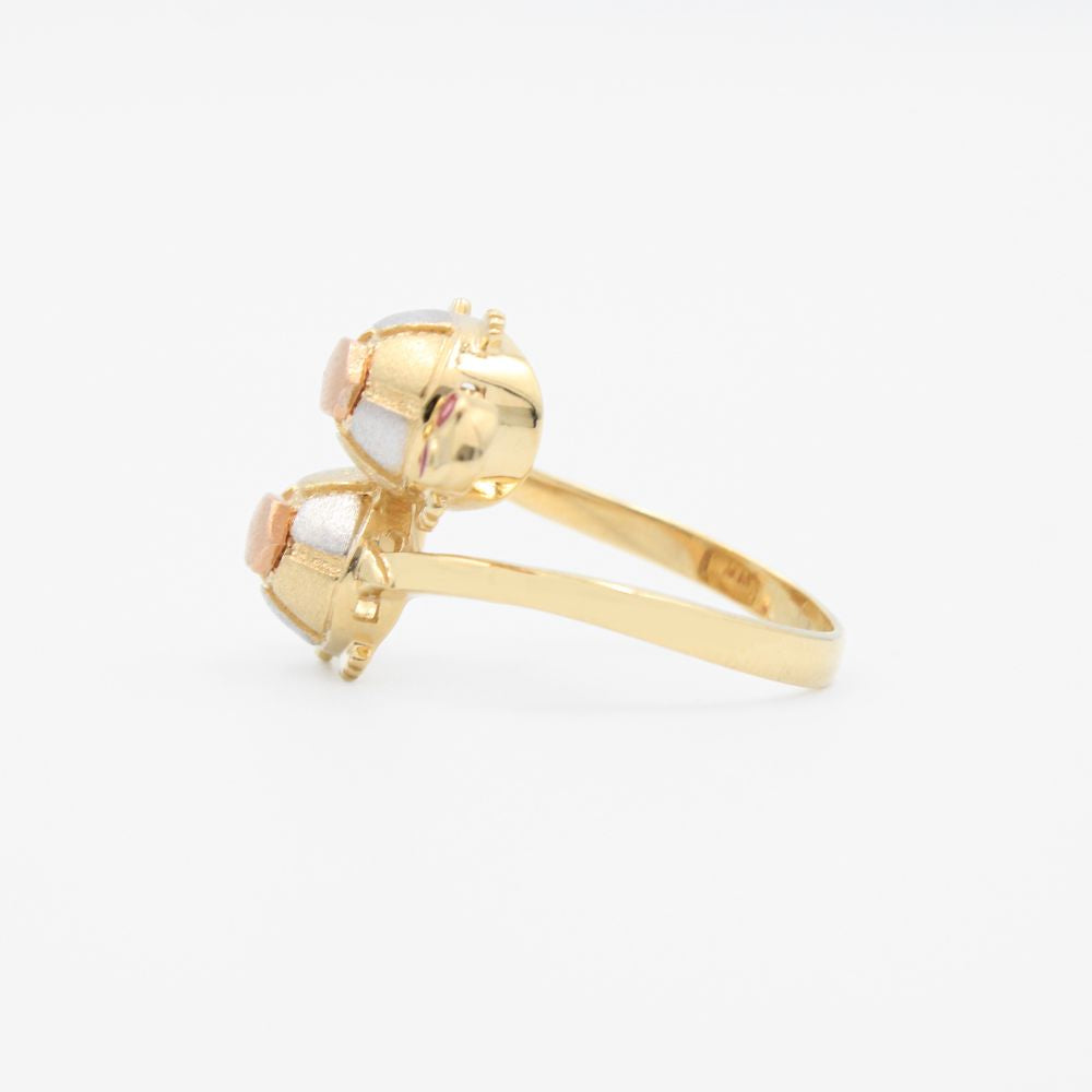 Anillo de Oro 14k con Diseño de Tortuga mod. 9170