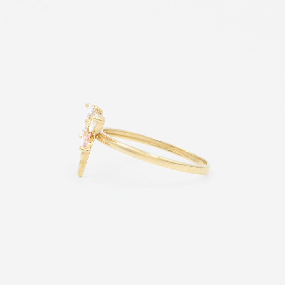 Anillo de Oro 14k con Diseño de Libélula mod. 9250