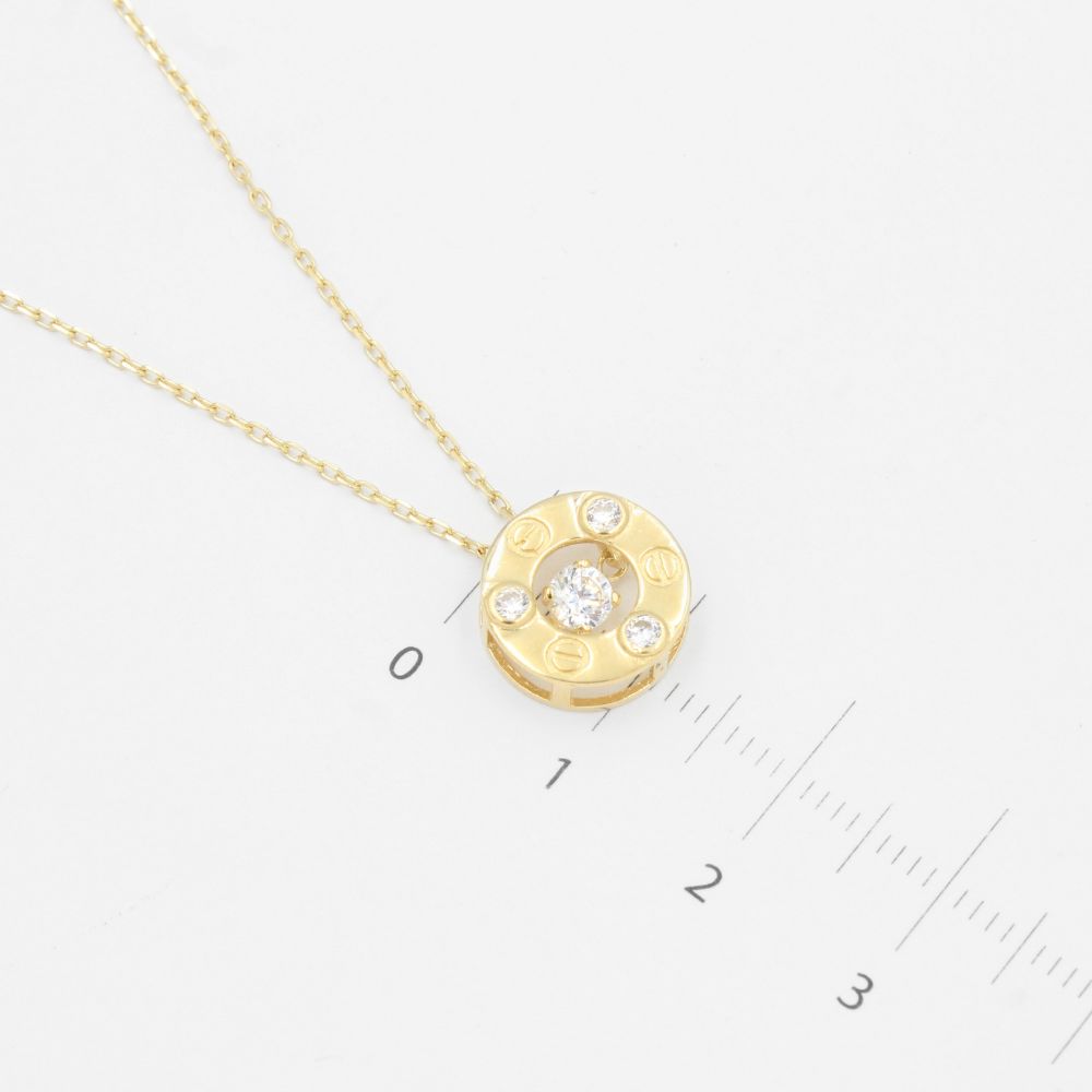 Gargantilla de Oro 14k Circular mod. 8941