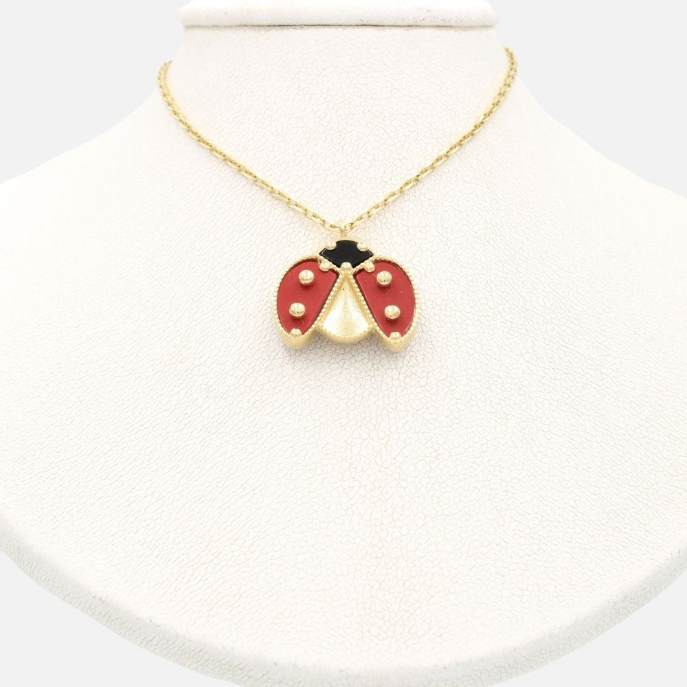 Gargantilla de Oro 14k Lucky Spring Mariquita Voladora mod. 9563