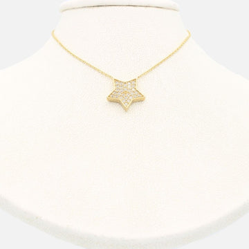 Gargantilla de Oro 14k con Estrella Incrustada con Zirconias Brillantes mod. 9631