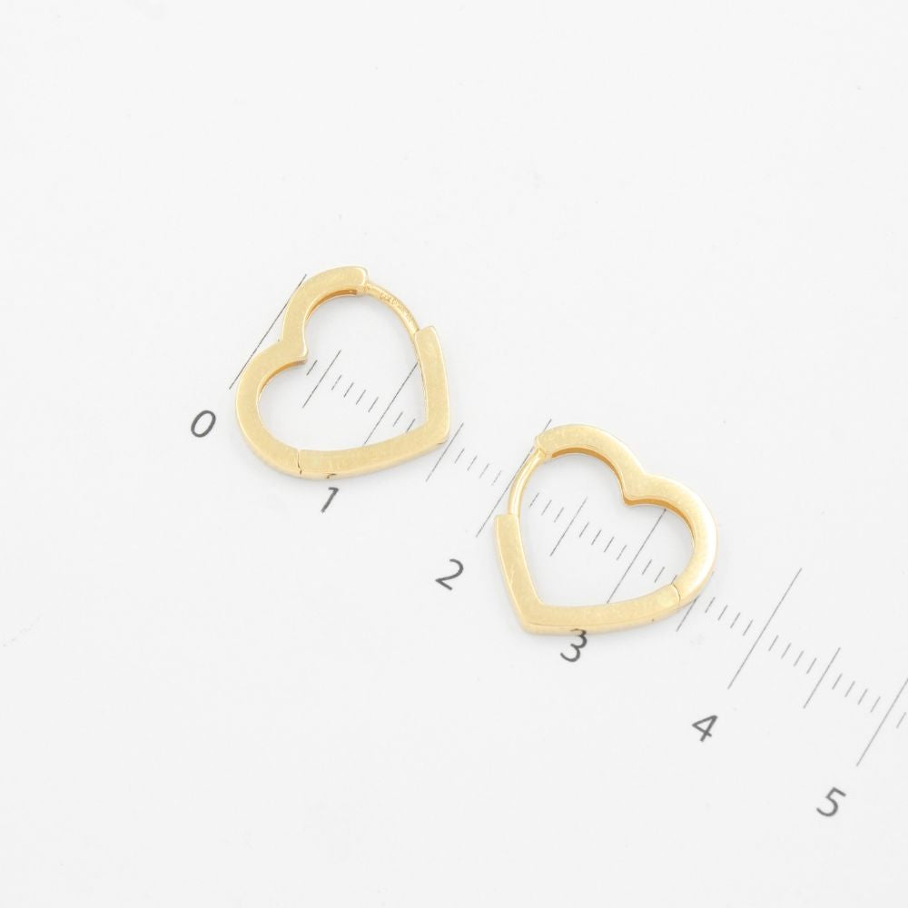 Grapa de Oro 14k Diseño Corazón mod. 9261