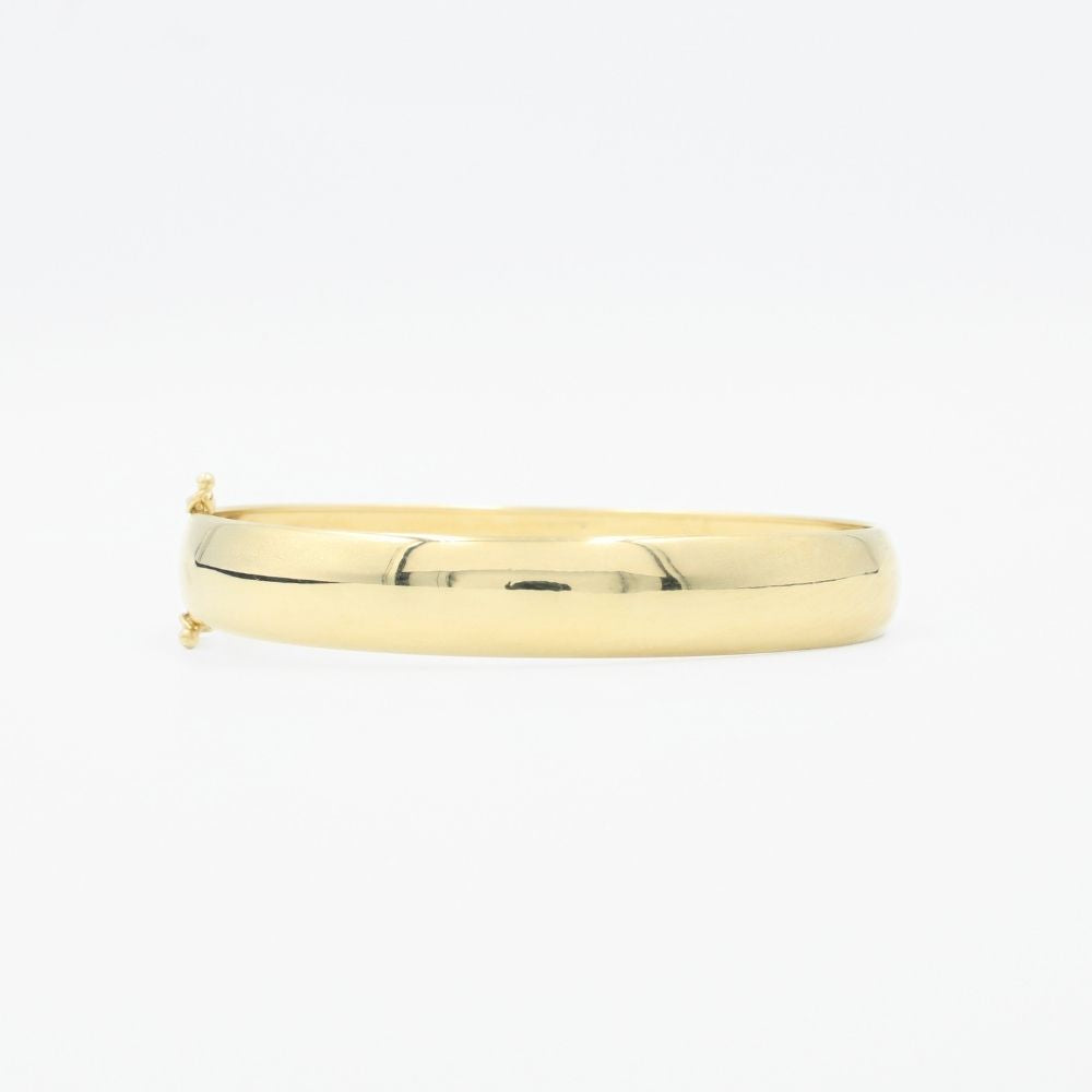 Aro de Oro 14k Hueco con Diseño Diamantado Especial mod. 8988