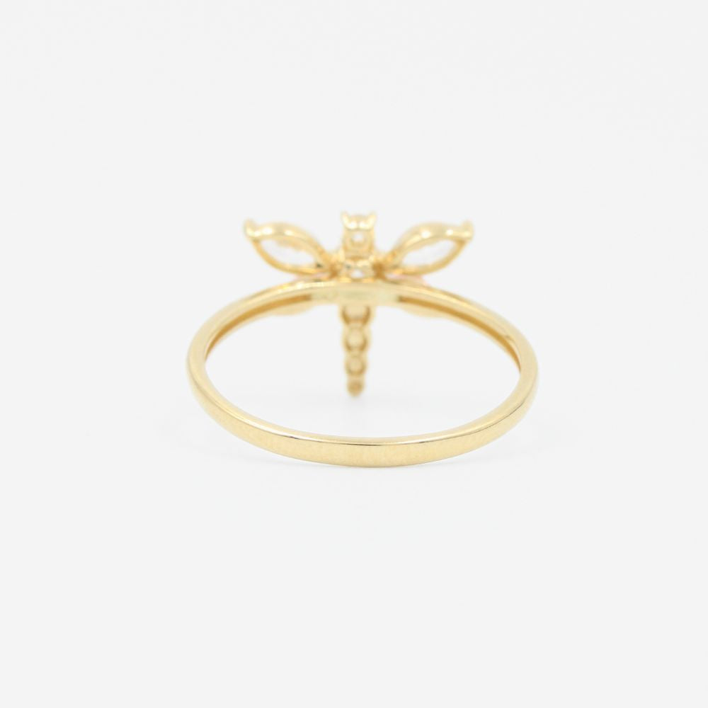 Anillo de Oro 14k con Diseño de Libélula mod. 9250