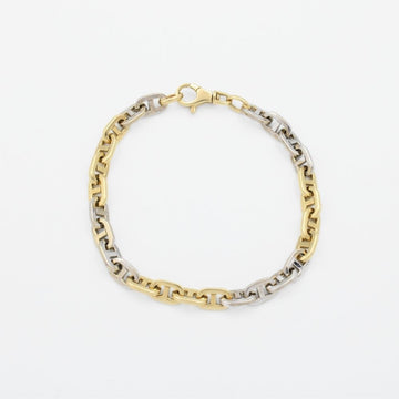 Pulsera de Oro 14k  en Tedijo de Ancla mod. 9009
