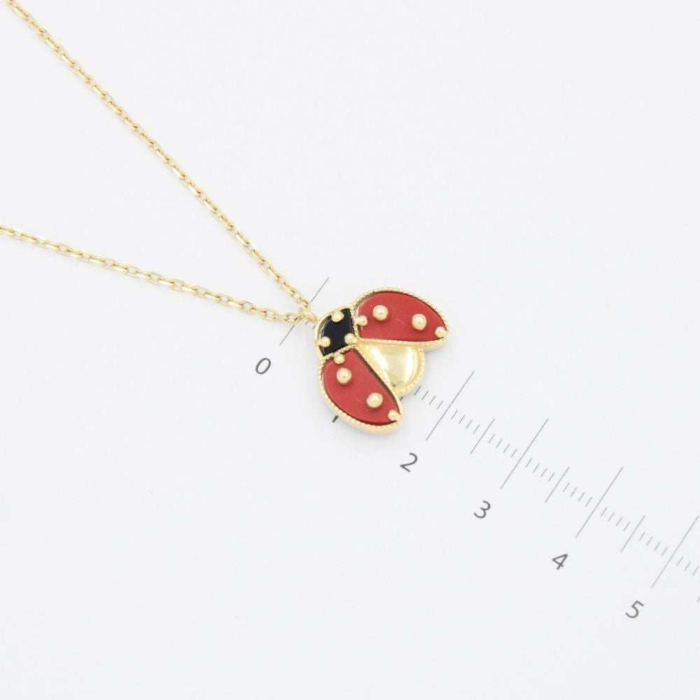 Gargantilla de Oro 14k Lucky Spring Mariquita Voladora mod. 9563
