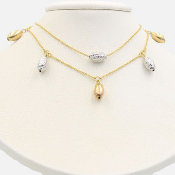 Gargantilla de Oro 14k Diseño Oval Florentino mod. 9053