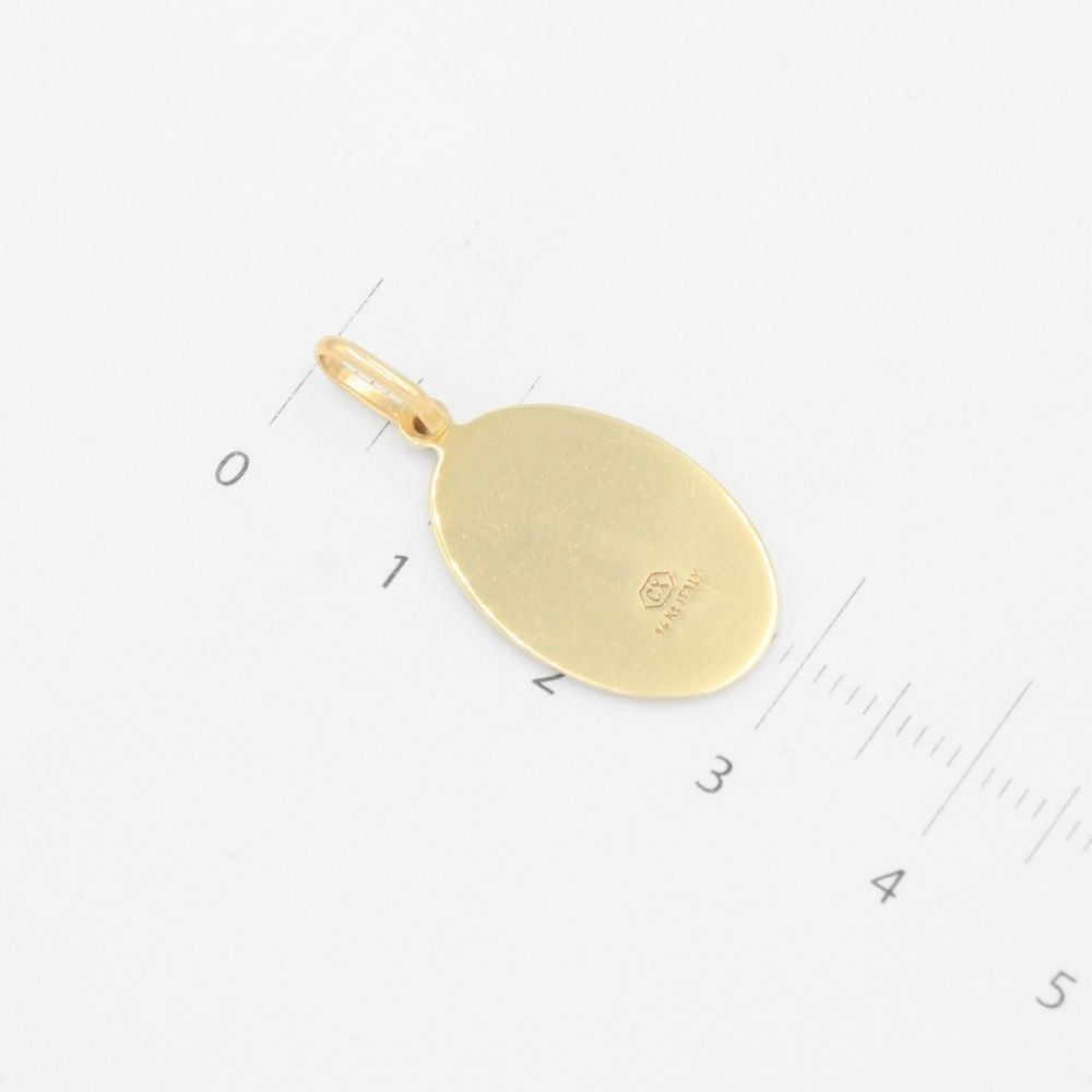 Medalla de Oro 14k San Christopher Protector mod. 9518