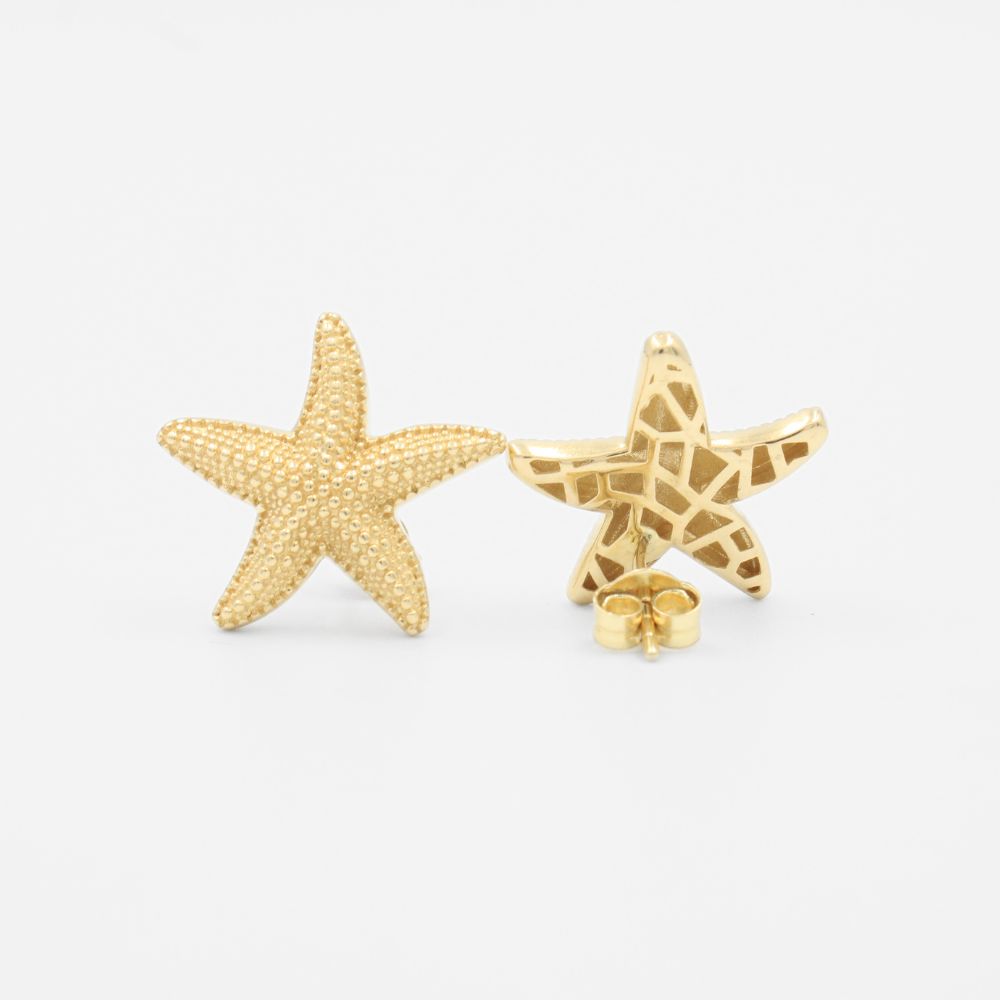 Arete de Oro 14k Estrella de Mar mod. 1170