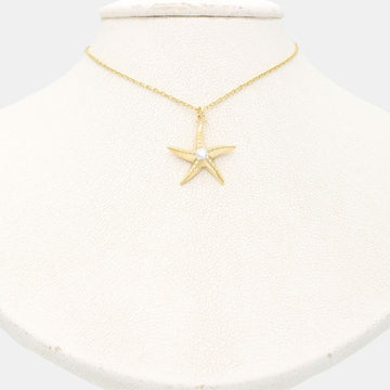 Gargantilla de Oro 14k Estrella de Mar con Centro de Zirconia mod. 9337