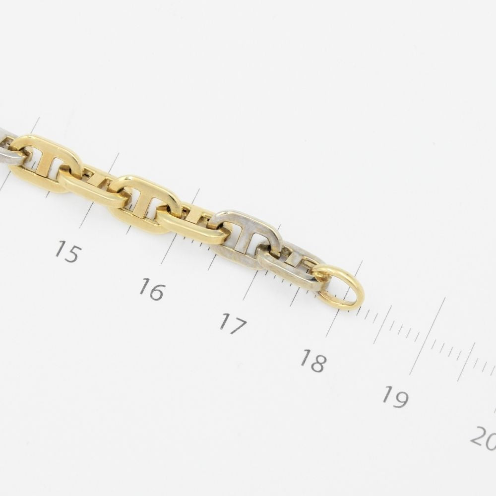 Pulsera de Oro 14k  en Tedijo de Ancla mod. 9009