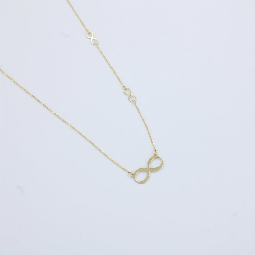 Gargantilla de Oro 14k Diseño Infinito mod. 10069