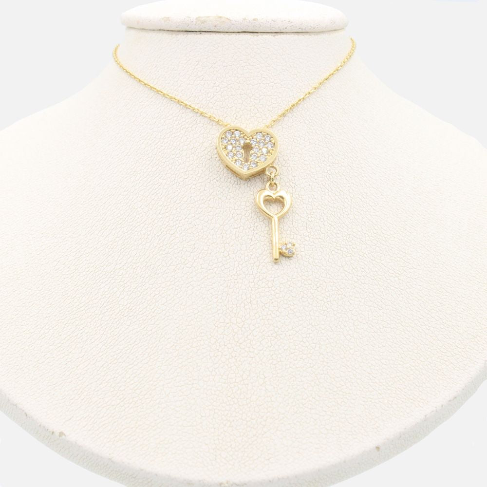 Gargantilla de Oro 14k Canado de Corazón mod. 8943