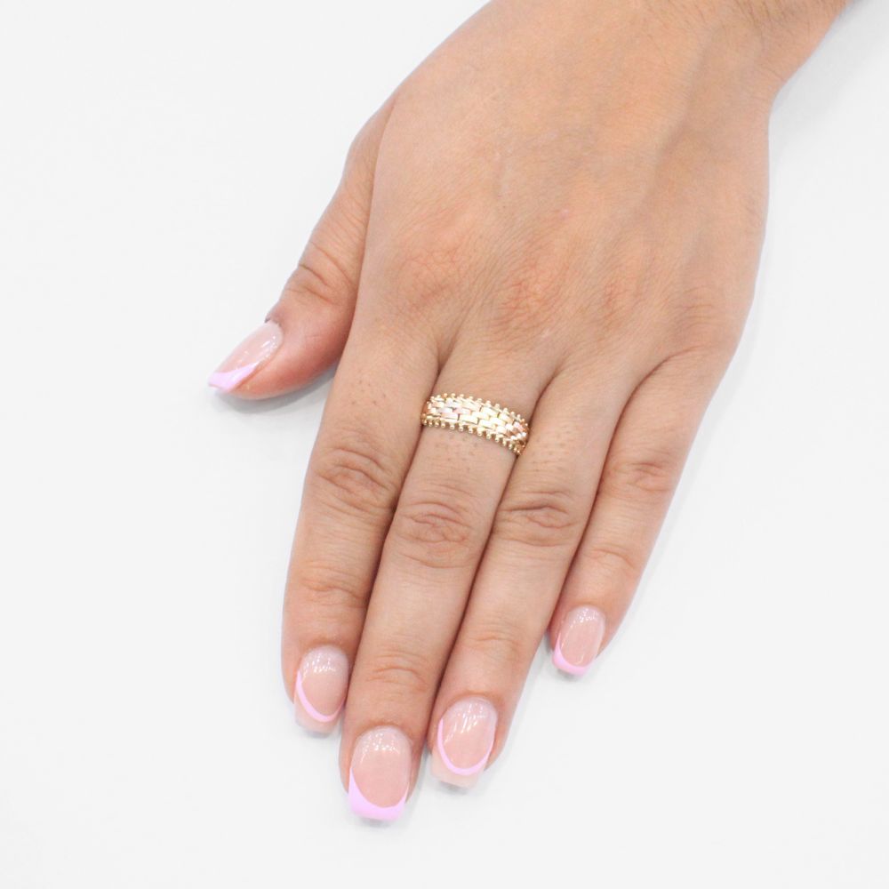 Anillo de Oro 14k con Diseño Petatiyo mod. 9172