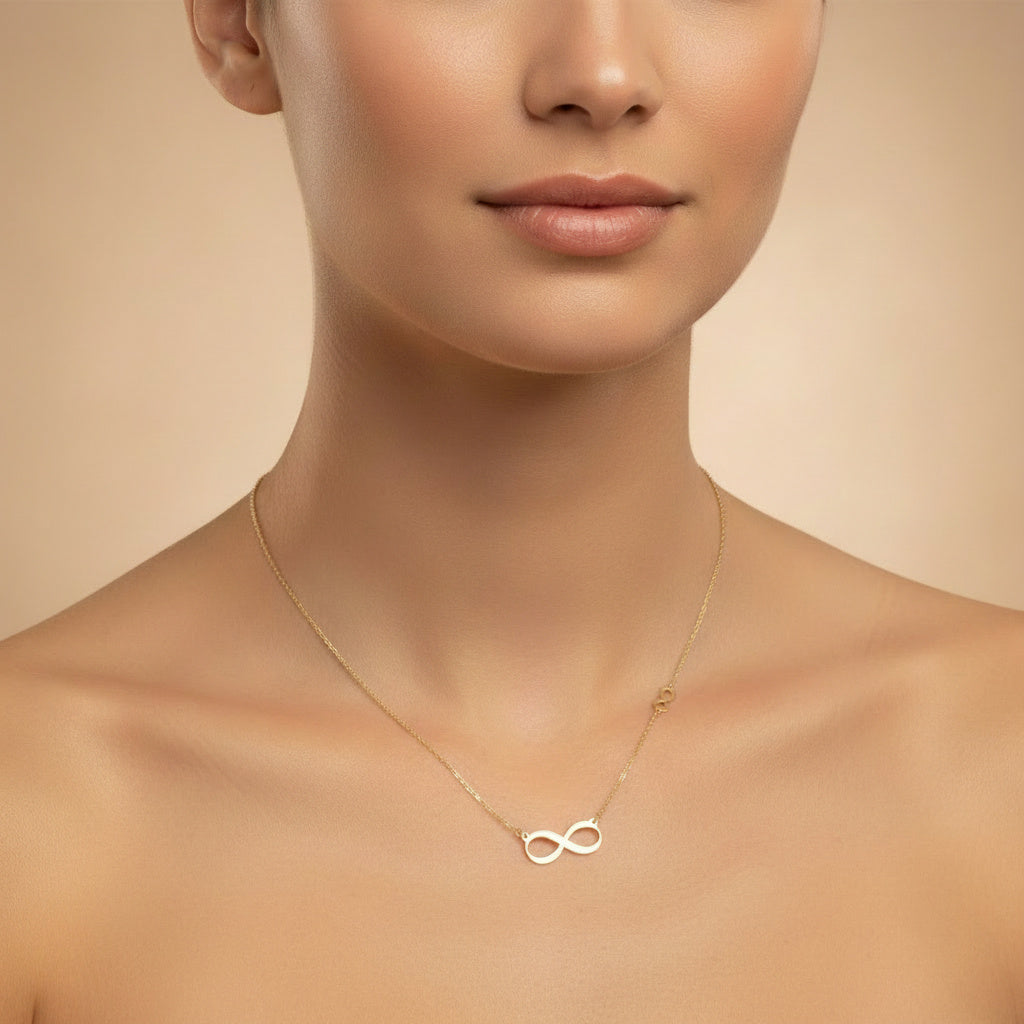 Gargantilla de Oro 14k Diseño Infinito mod. 10069