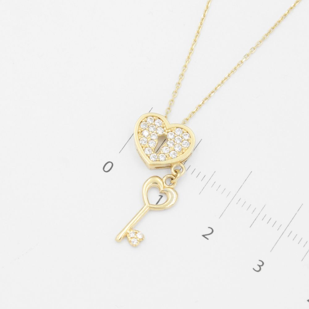 Gargantilla de Oro 14k Canado de Corazón mod. 8943