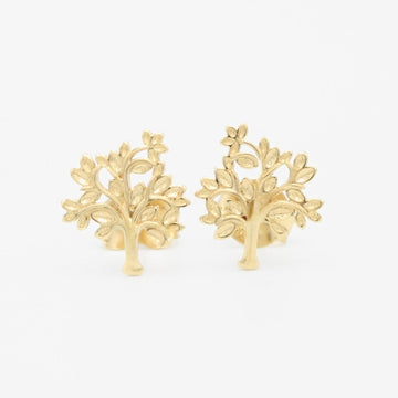 Arete de Oro 14k Árbol de Vida mod. 9356