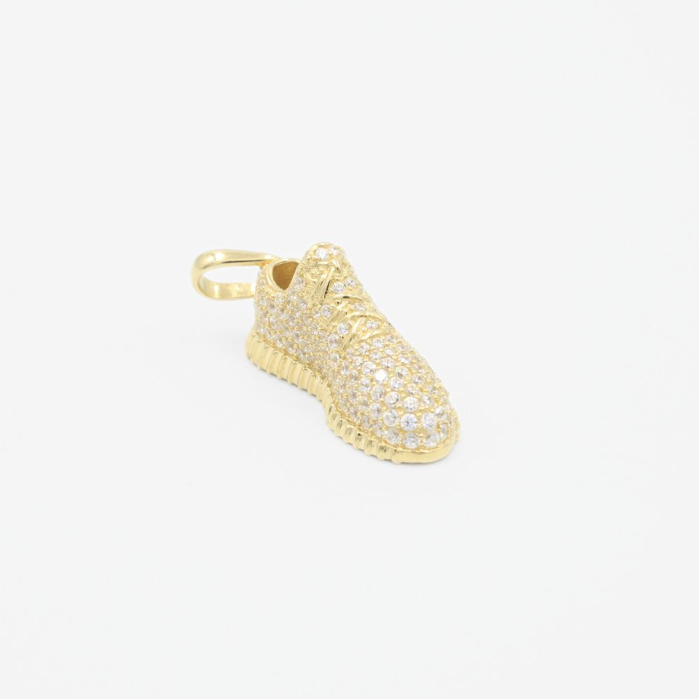 Dije de Oro 14k Tenis Hueco con Zirconias mod. 9254