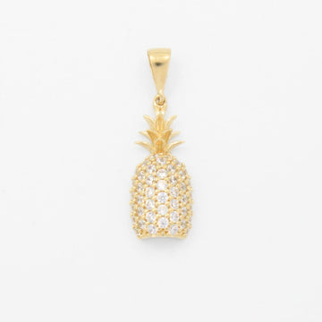 Dije de Oro 14k con Diseño de Piña Brillante mod. 9126