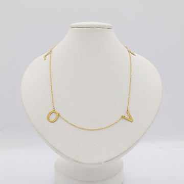 Gargantilla de Oro 14k Diseño LOVE mod. 10071