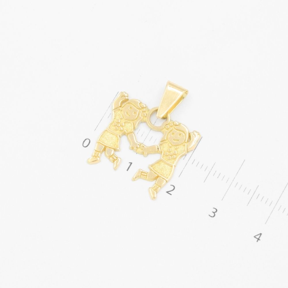 Dije de Oro 14k Amigas por Siempre mod. 9225