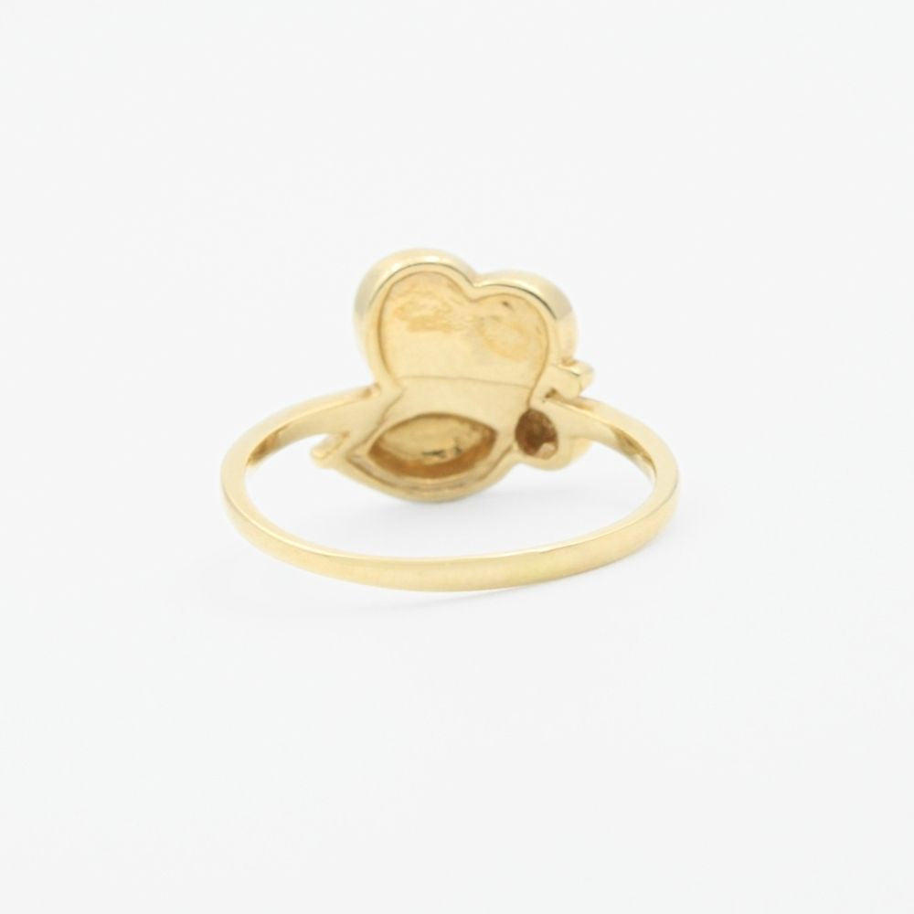 Coordinado de Oro 14k Diseño de Abeja con Zirconias mod. 8978