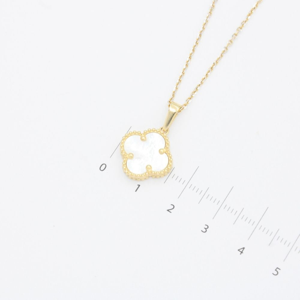 Gargantilla de Oro 14k Trébol con Madre Perla Especial mod. 9566