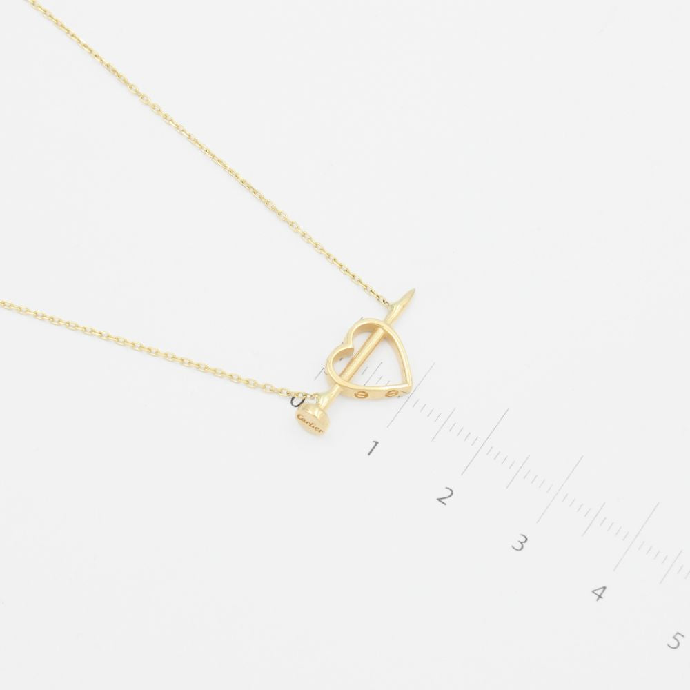 Gargantilla de Oro 14k Corazón con Clavo mod. 9056