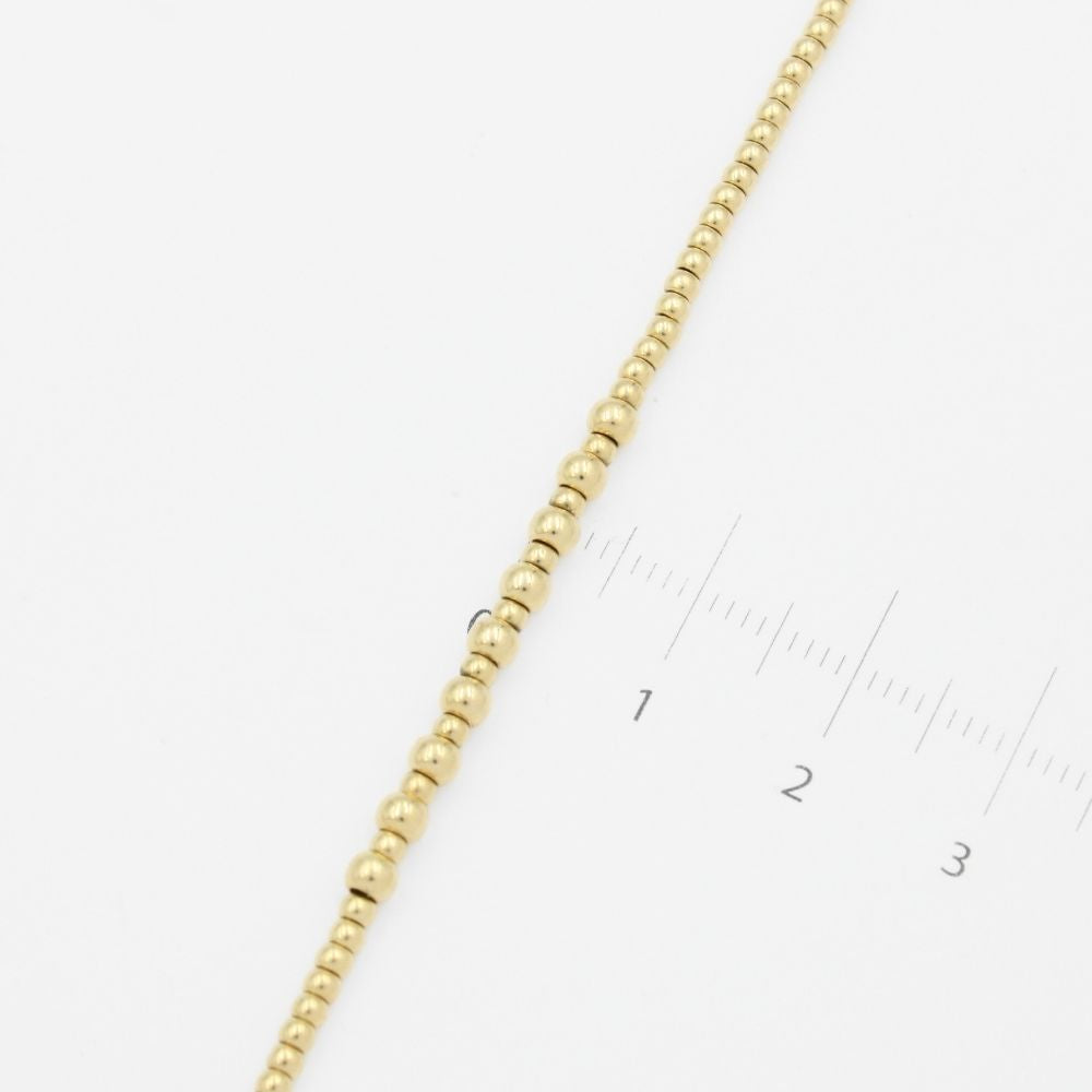 Pulsera de Oro 14k Eslabones en Forma de Esferas Chicas mod. 9012
