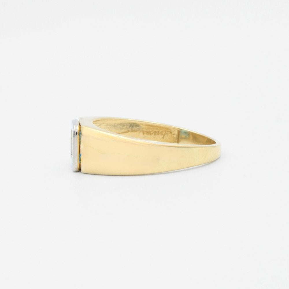 Anillo con Piedra Azul Cielo mod. 5363