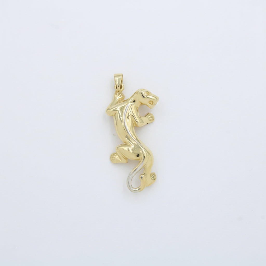 Dije de Oro 14k Diseño Pantera Elegante con Acabado Pulido mod. 10072