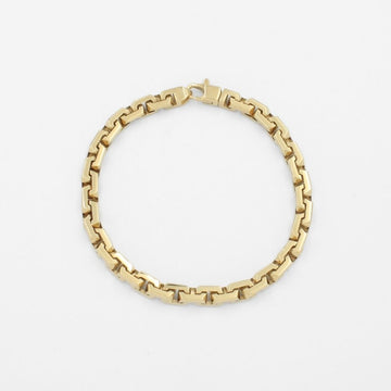 Pulsera de Oro 14k de Tejido Hueco Especial Estilo Ancla mod. 9695