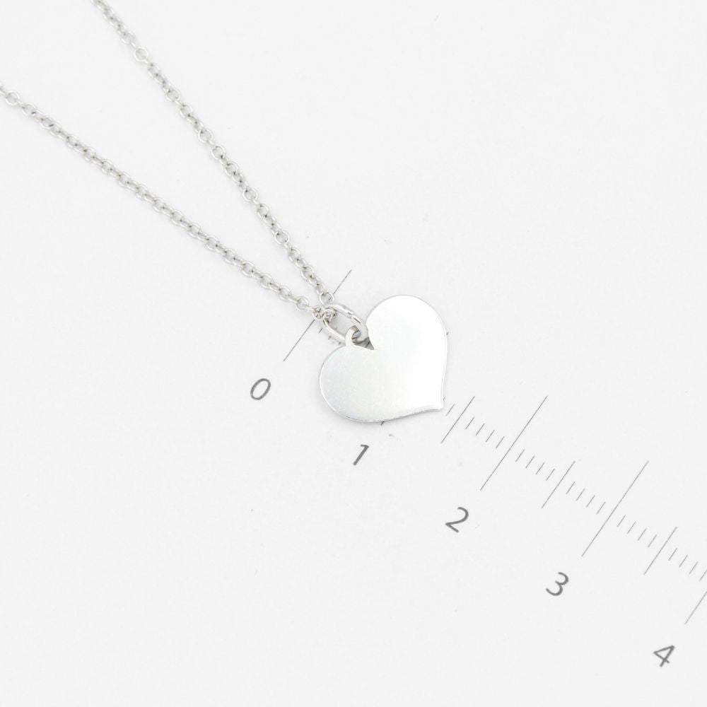 Gargantilla de Oro 14k Corazón Blanco mod. 8579