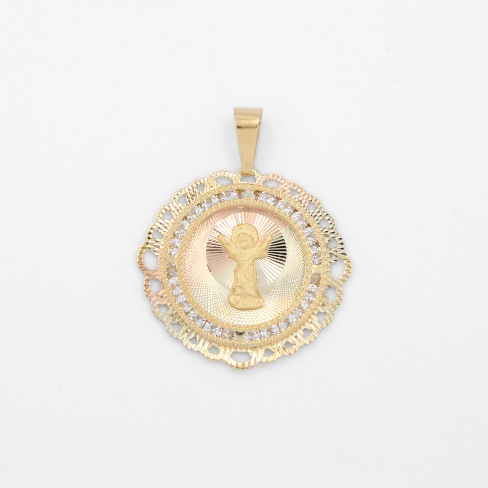 Medalla de Oro 14k Divino Niño mod. 8851