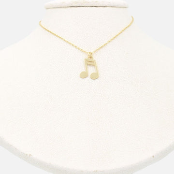 Gargantilla de Oro 14k Nota Musical Semicorchea Brillante mod. 9175