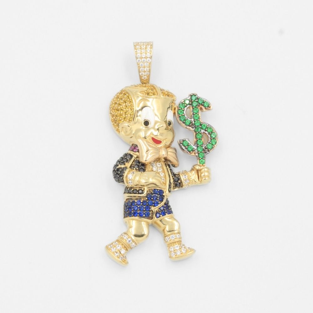 🔹 Dije de Caballero Oro 14k Ricky Ricón - Joyería Orovel's – Joyería ...