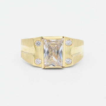 Anillo de Oro 14k con Zirconia Brillante mod. 9459