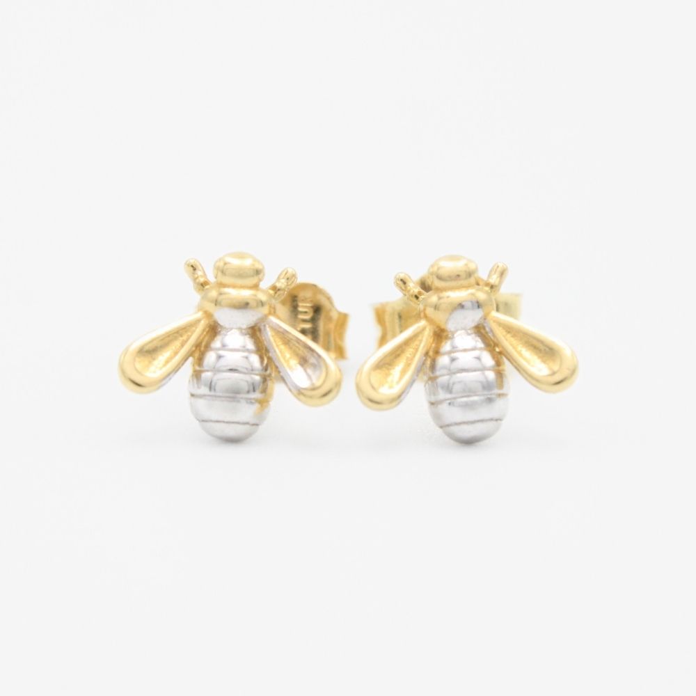 Arete de Oro 14k Abeja mod. 9360