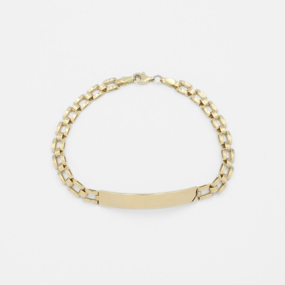 Esclava de Oro 14k de Tejido Fino de Ensamblado Especial mod. 9808