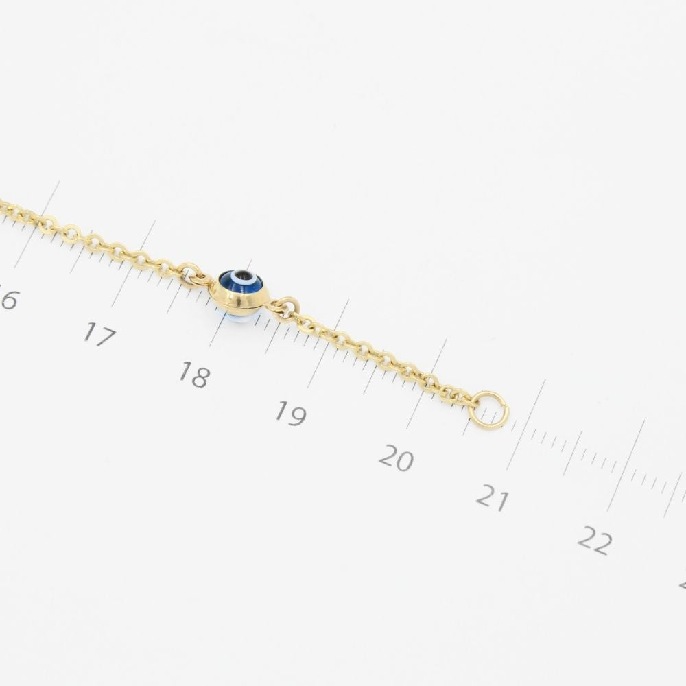 Pulsera de Oro 14k Ojos Turcos mod. 9014
