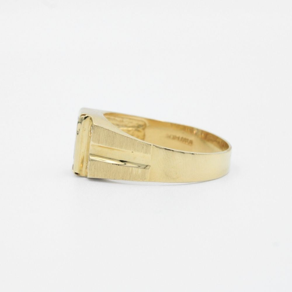 Anillo de Oro 14k con Zirconia Brillante mod. 9459