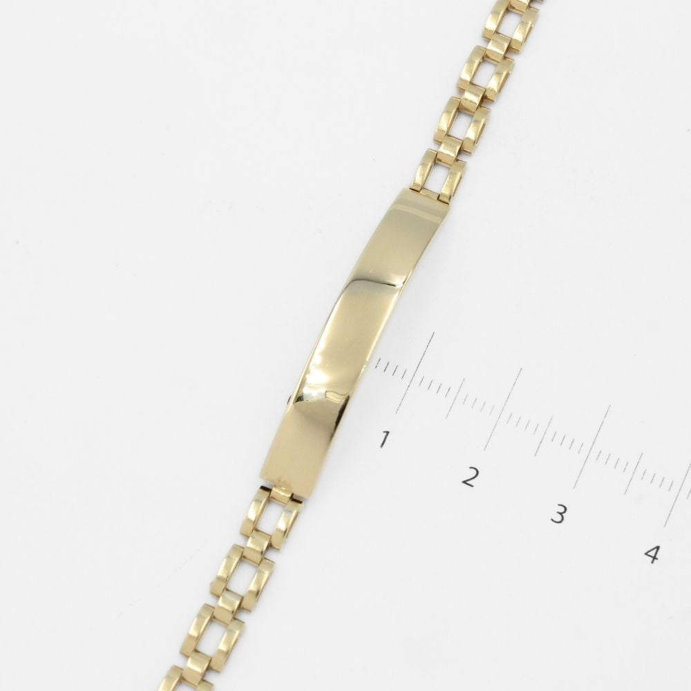 Esclava de Oro 14k de Tejido Fino de Ensamblado Especial mod. 9808