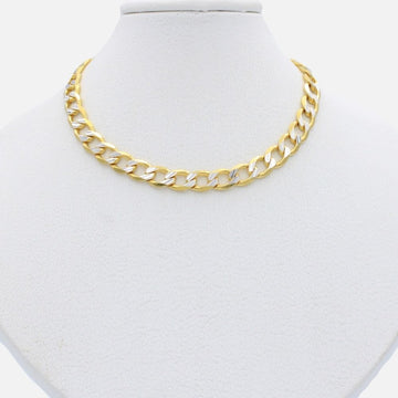 Cadena de Oro 14k Tejido Barbada Solida mod. 9910