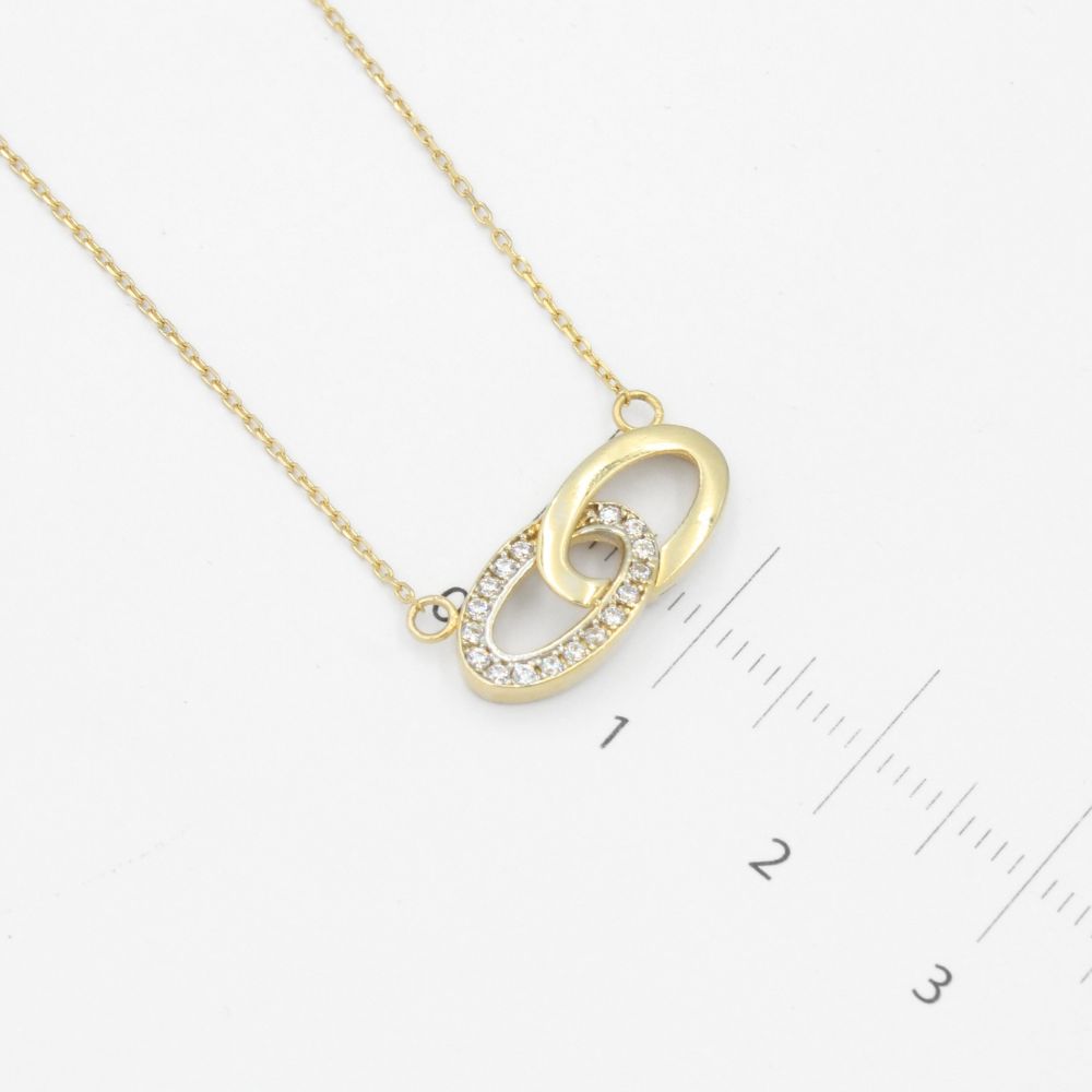 Gargantilla de Oro 14k  Entrelazados mod. 8948