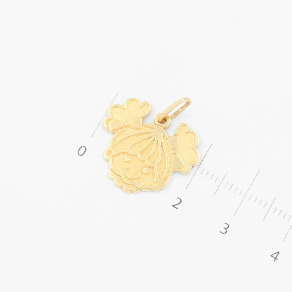 Dije de Oro 14k Rostro de Niña Especial mod. 9229