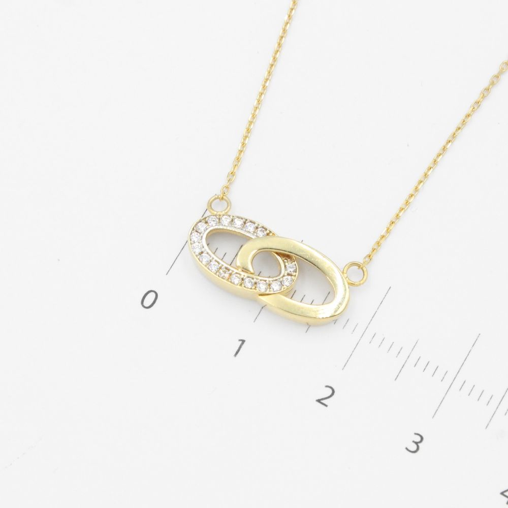 Gargantilla de Oro 14k  Entrelazados mod. 8948